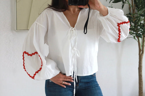 Blouse coeur LUNA
