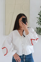 Blouse coeur LUNA