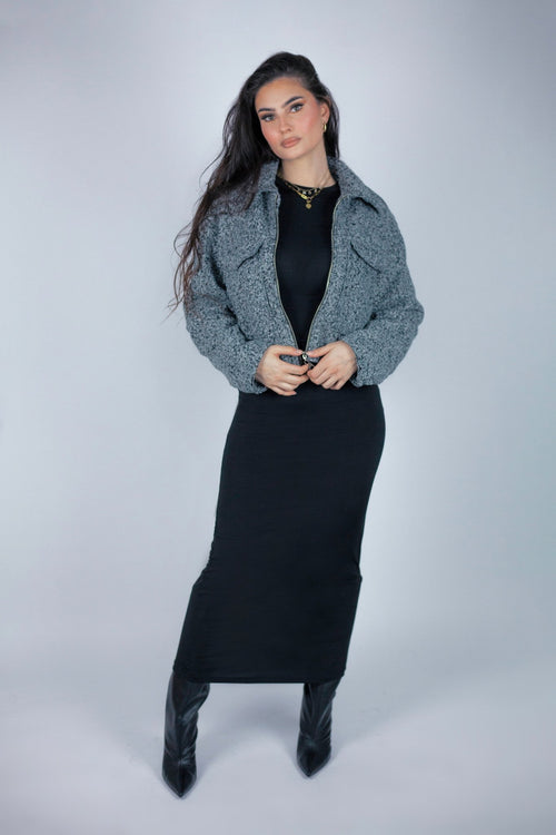 Veste Peluche - Gris