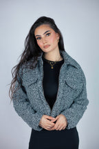 Veste Peluche - Gris